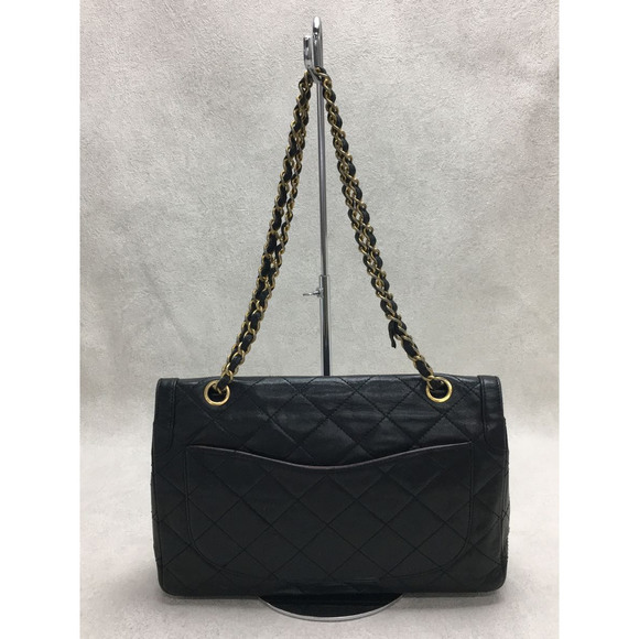 Chanel Double Flap Matelasse Leather Chain Shoulder Bag - Picture 4 of 8